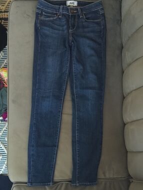 PAIGE Verdugo Ankle Indigo Skinny Jeans